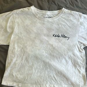 KEITH HARRING CROP T SHIRT
